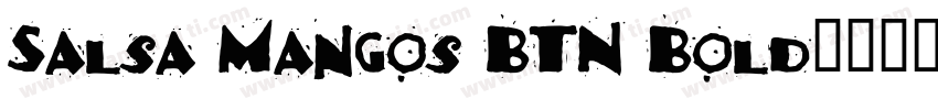 Salsa Mangos BTN Bold字体转换